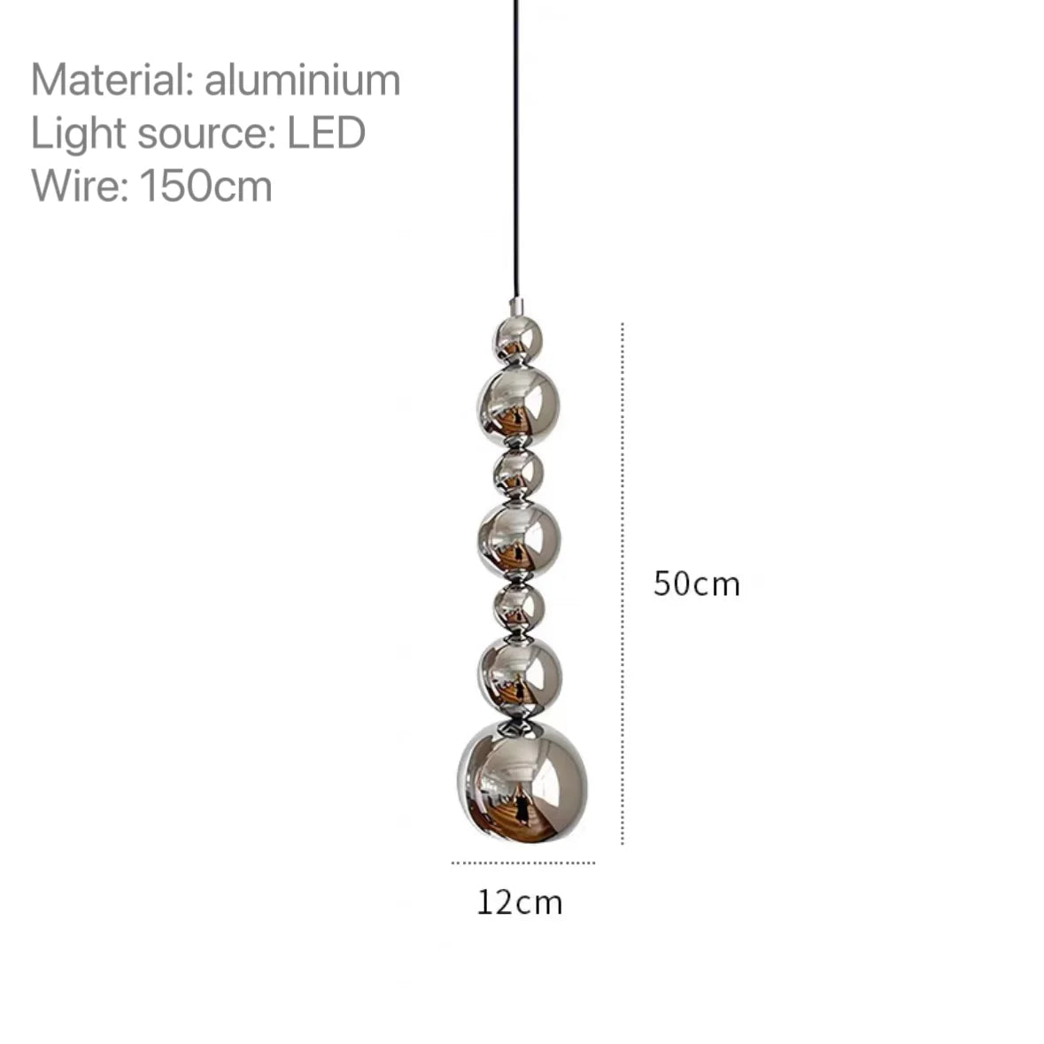 Nordic Modern Bedroom Bedside Multi Ball Pendant Lamp Creative Living Room Restaurant Bar Kitchen Gourd Hanging Lights Lighting