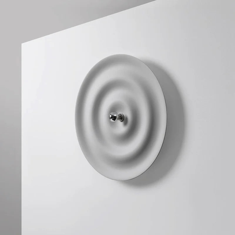 Thea - White Nordic Bauhaus Round Lamp