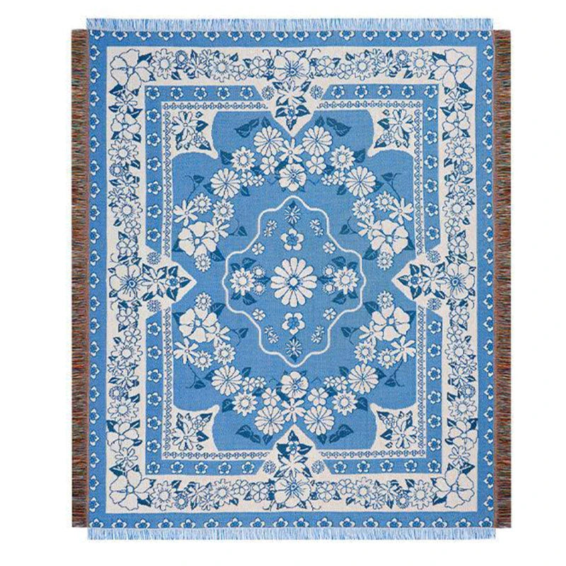 DecorBites™ Cat Strawberry Knitted Blanket Sofa Cover