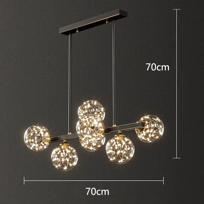 DecorBites™ LED Pendant Light Chandeliers for Modern Home Decor and Indoor Lighting