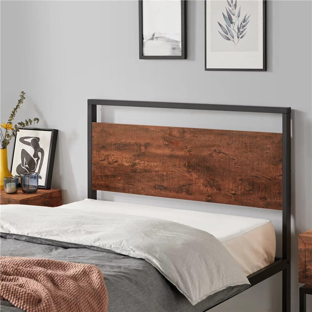 Saga - Wooden Bed Frame Twin Bed Frame
