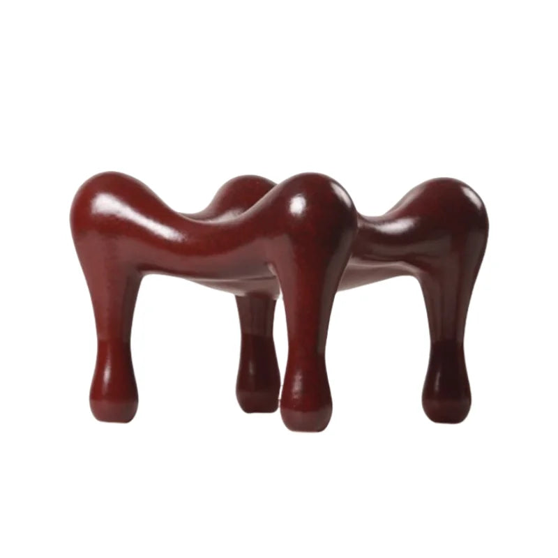 DecorBites™ High-legged Geometric Storage Tray for Home Decor & Organization