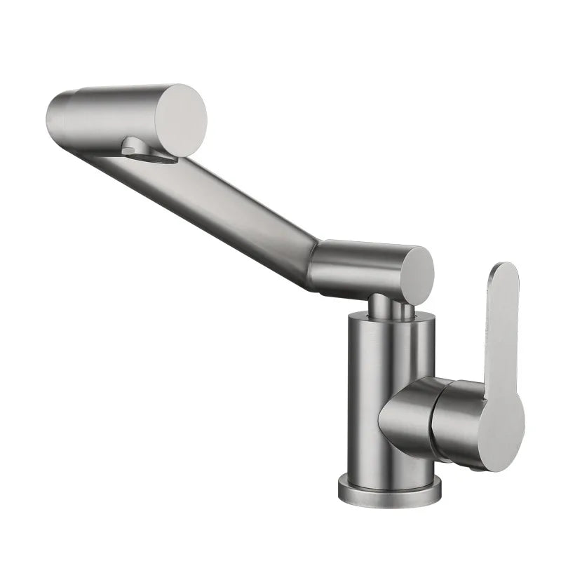 Grifo de baño DecorBites™ de acero inoxidable 304, agua fría y caliente, lavabo de cocina, accesorios de baño