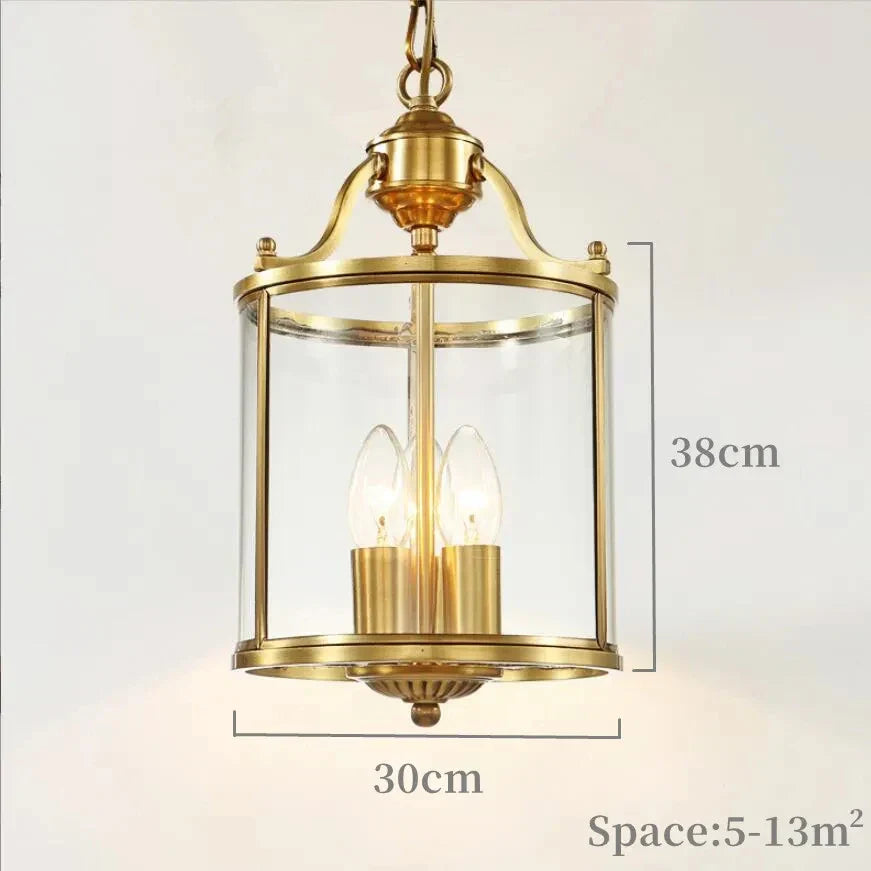 DecorBites™ Bronze Glass Chandelier Pendant Lights for Country Home Decor