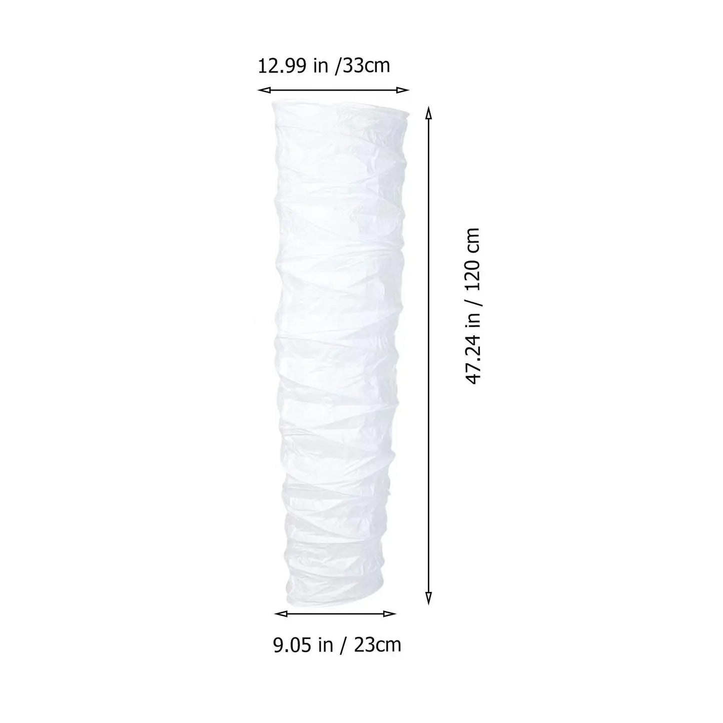 DecorBites™ Elegant Column Floor Lamp with Rice Paper Shade for Living Room