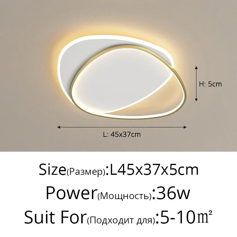 DecorBites™ LED Chandelier for Modern Indoor Lighting in Bedroom, Living Room, Study