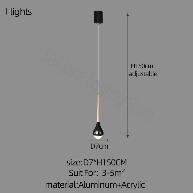 DecorBites™ Luxe Loft Chandelier: Nordic Modern Style for Living Room, Hotel, or Apartment