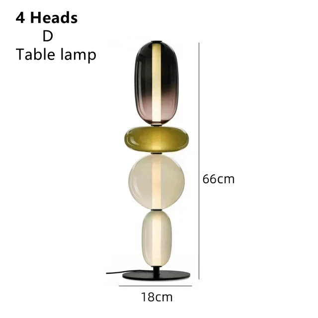 DecorBites™ Glass Floor Lamp LED Table Light - Italian Design High Quality