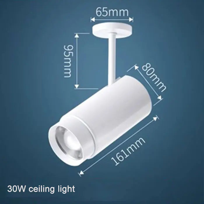 أضواء مسار صناعية سوداء قابلة للتعديل من DecorBites™