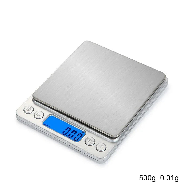 DecorBites™ Digital Kitchen Jewelry Scale with Back-Lit LCD Display and Tare Function