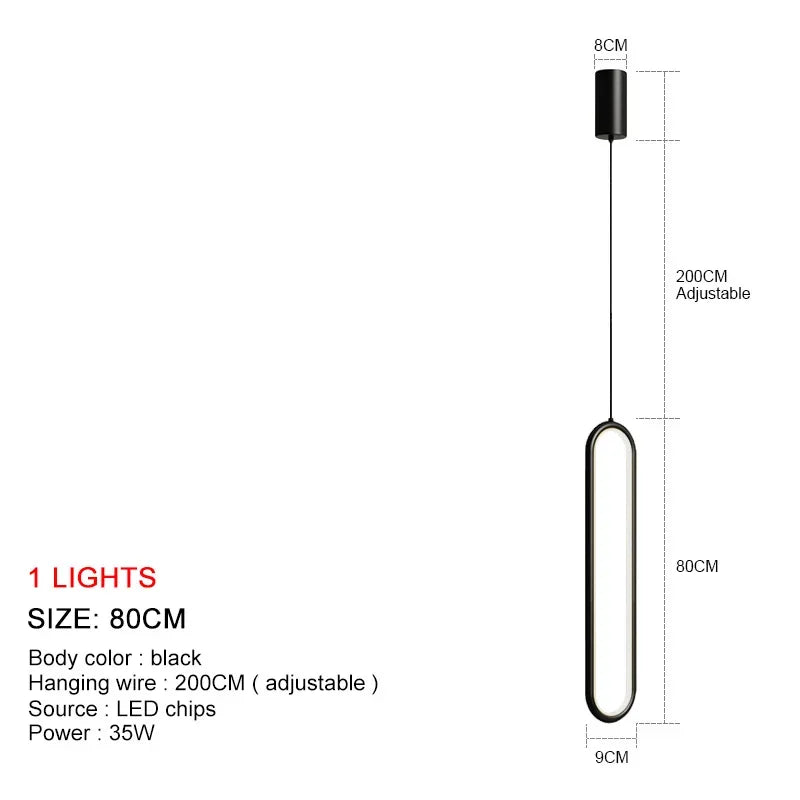 DecorBites™ LED Chandelier: Modern Living Room Dining Room Pendant Lights for Home Decor