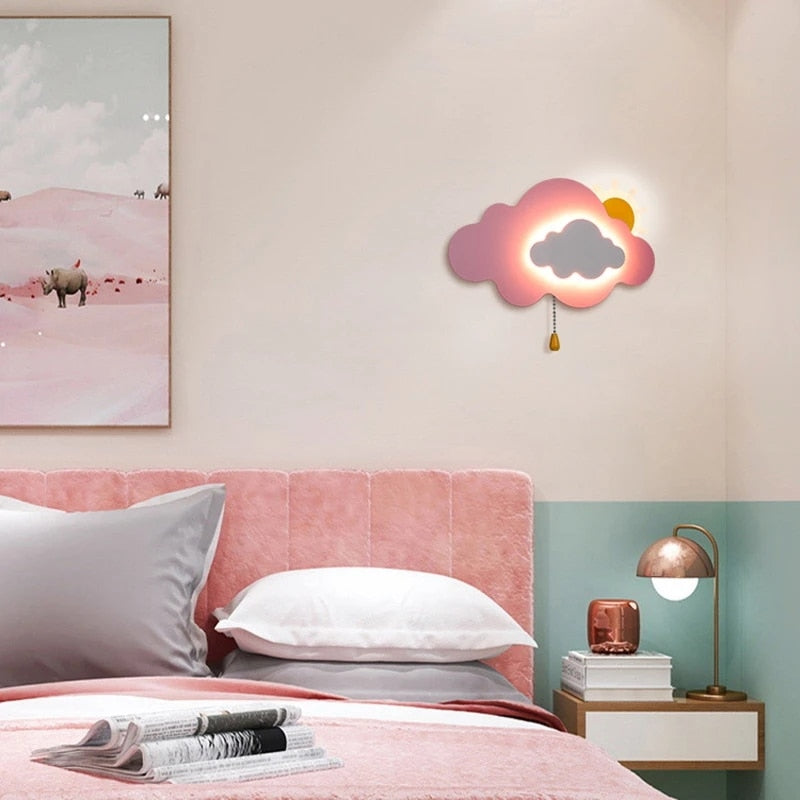 Antero - Childrens Lighting Cloud Nursery Night Light