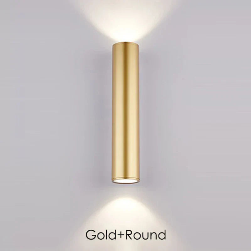 DecorBites™ Gold LED Wall Lamp 96V 220V IP67 Waterproof Outdoor Sconce Light