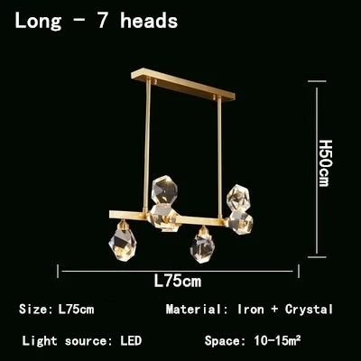 Lámparas colgantes LED de cristal DecorBites™: Una solución de iluminación elegante para la decoración del hogar