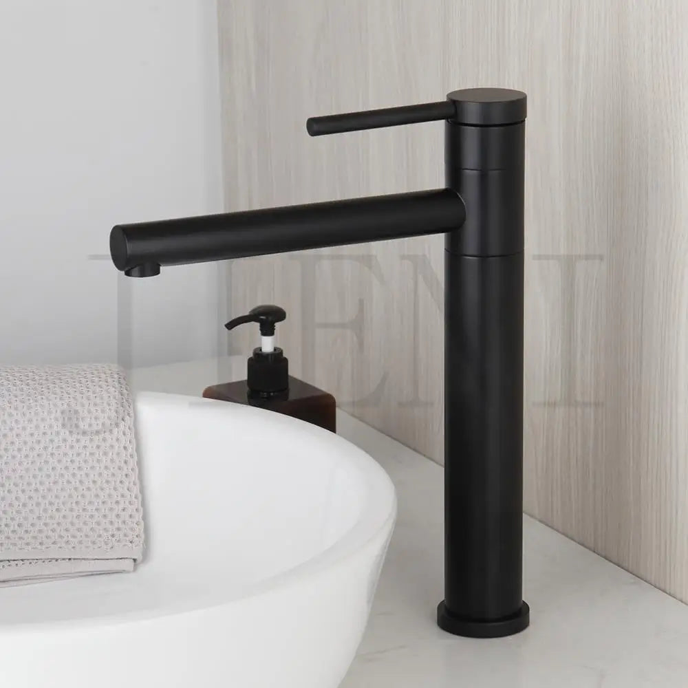 DecorBites™ Gold Plated & Chrome Basin Faucet with Long Spout, Single Handle Mixer