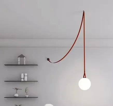 DecorBites™ Duplex Wabi Sabi Designer Villa Belt Living Room Chandelier Nordic Ceiling Light