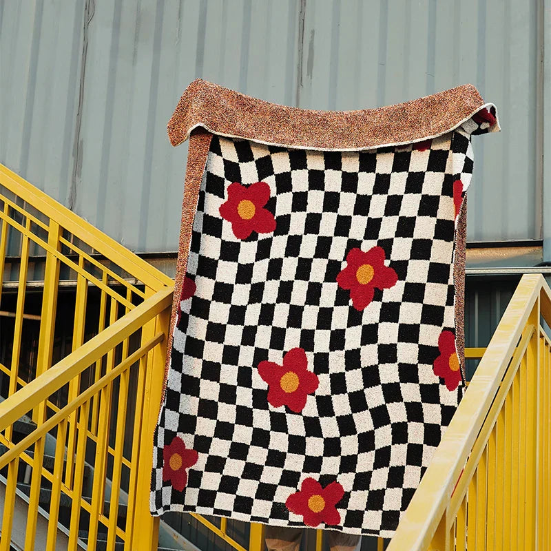 DecorBites™ Knitted Blanket Throws 130x160cm