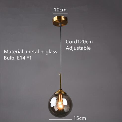 Eira - Glass bubble chandelier Kitchen Island light