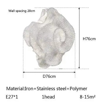 DecorBites™ Cloud Chandelier: Modern Designer Pendant Light for Living Room, Bedroom & Bar