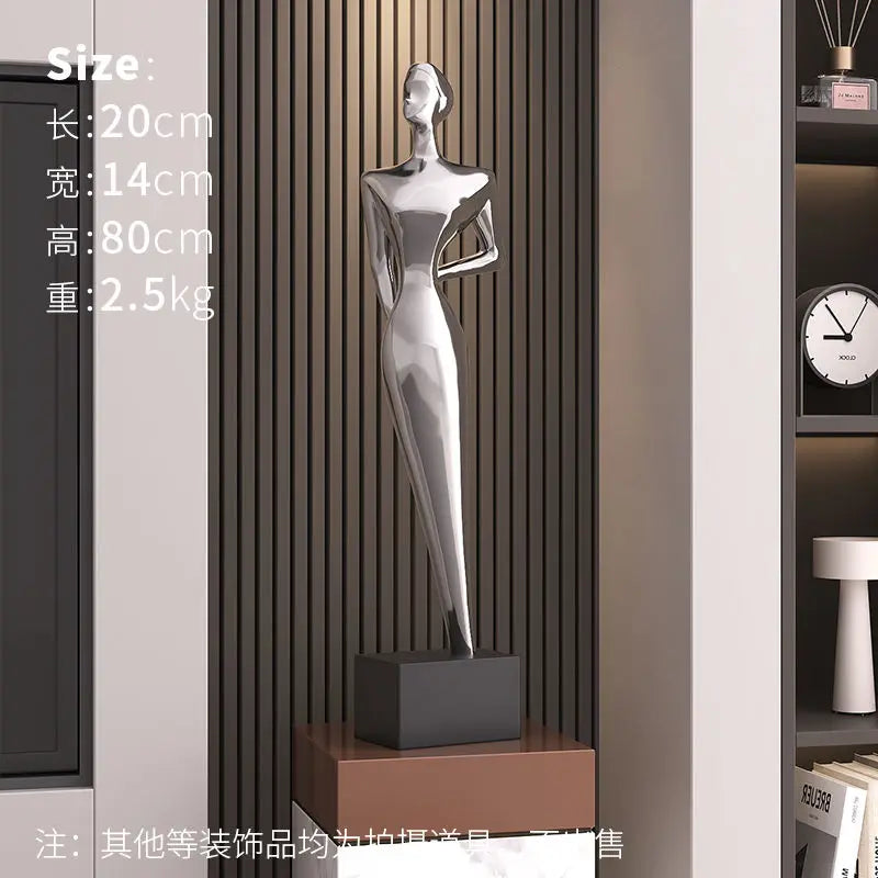 ديكور بايتس™ - منحوتات فنية تجريدية: ديكور فاخر لغرفة المعيشة وحرف يدوية للاحتفال بالمنزل الجديد