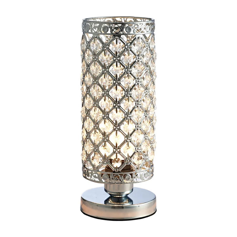 DecorBites™ Crystal Touch Bedside Lamp Dimmable USB Charging Eye-Protection Design