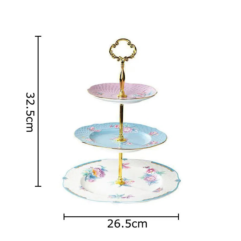 DecorBites™ Flowers Pattern Coffee Mug Set for Elegant Dining Table Décor