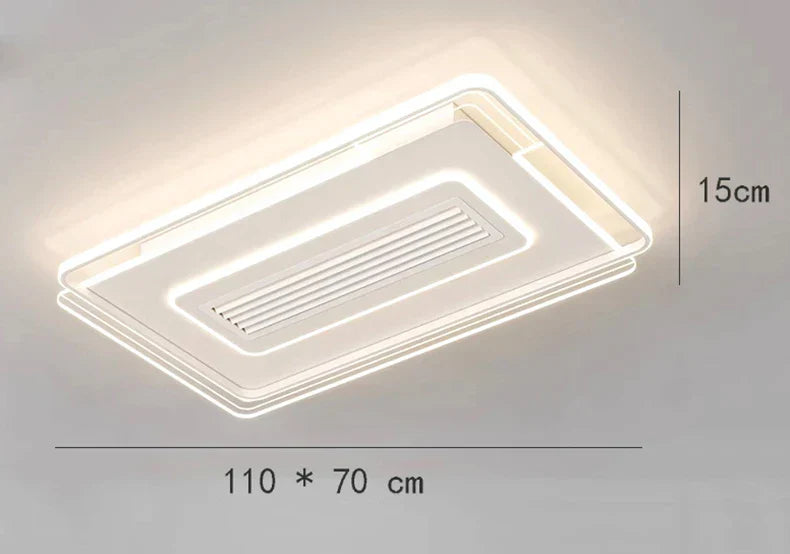 مروحة سقف غرفة نوم الأطفال DecorBites™ مع جهاز تحكم عن بعد وإضاءة - مروحة LED حديثة بدون شفرات