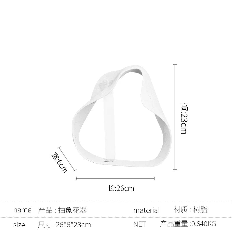 Anillo geométrico calado de resina DecorBites™ para decoración del hogar y arreglos florales
