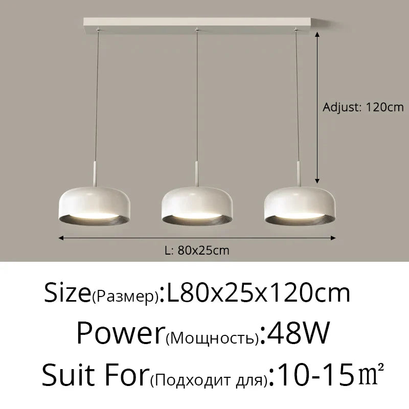 DecorBites™ Circular Chandeliers: Nordic Style Lighting for Bedroom, Kitchen, Living & Dining Room