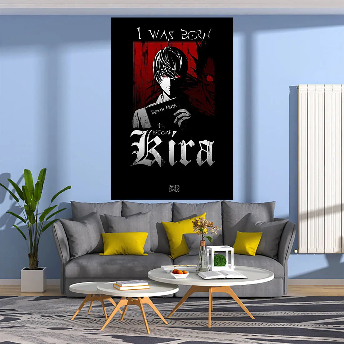 DecorBites™ Death Note Tapestry: Dark Style Wall Hanging for Home Decor
