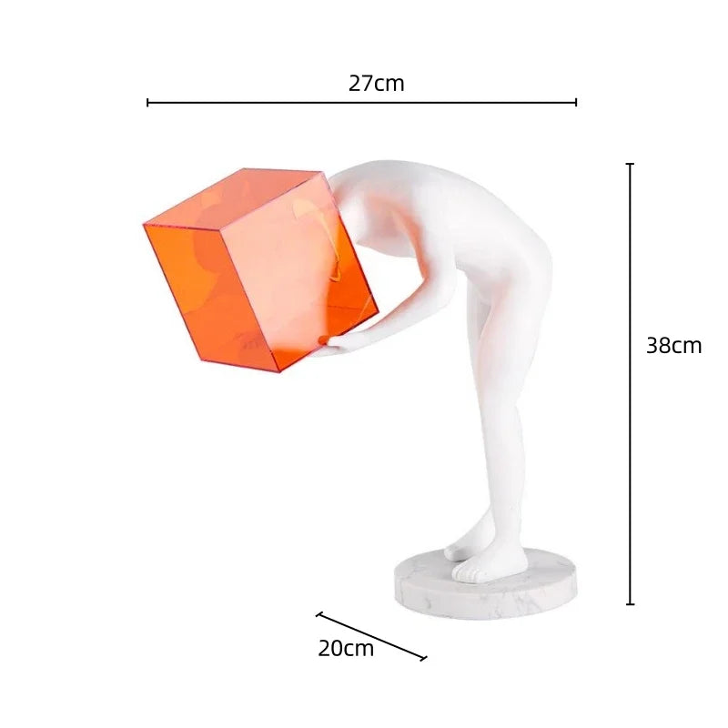 ديكوربايتس™ منحوتات تجريدية على شكل قفص لجسم الإنسان والعقل