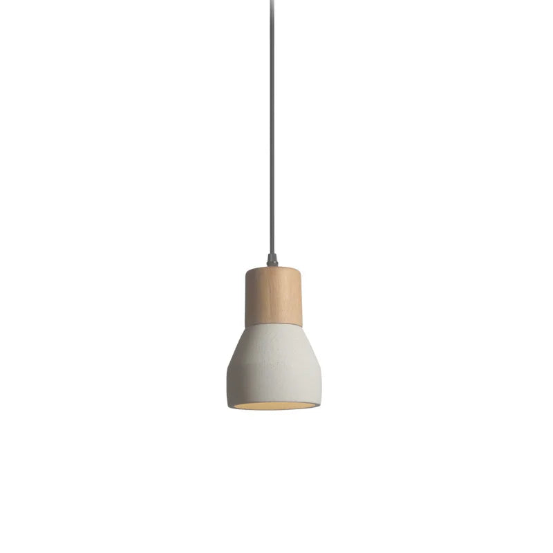DecorBites™ Cement Concrete Bedside Pendant Lamp for Minimalist Bedroom