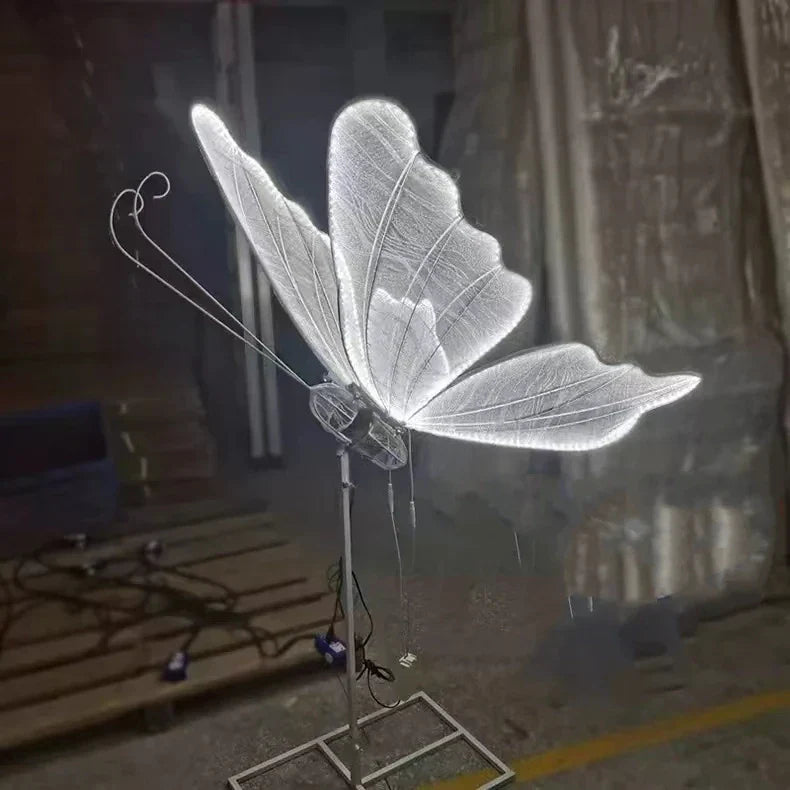 Lámparas colgantes de encaje con forma de alas de mariposa LED DecorBites™ para decoración romántica e iluminación de fiestas