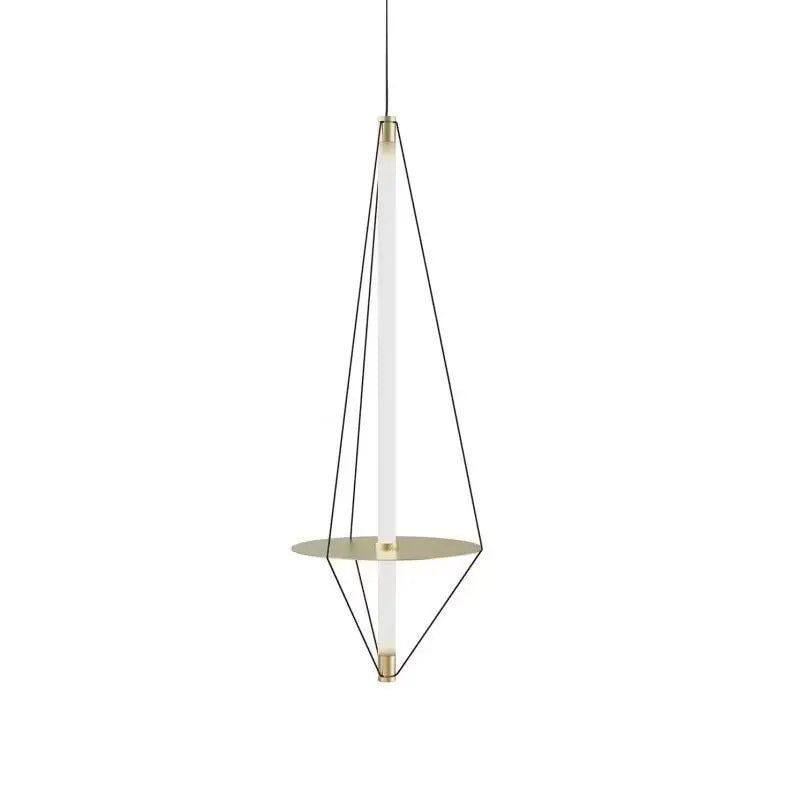 DecorBites™ Disc Pendant Light: Modern Minimalist LED Chandelier for Bedroom Decor
