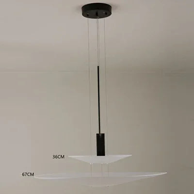 DecorBites™ LED Saucer Chandelier: Modern Personality for Home Decor, Living Room, Dining Table
