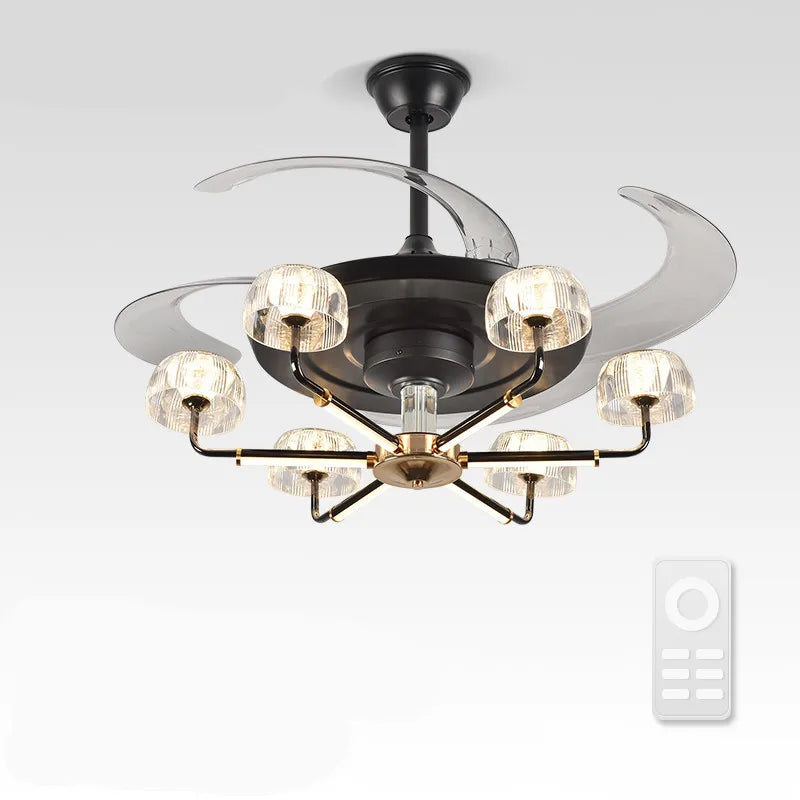 DecorBites™ Chandelier Ceiling Fan with Remote Control Light Fixture