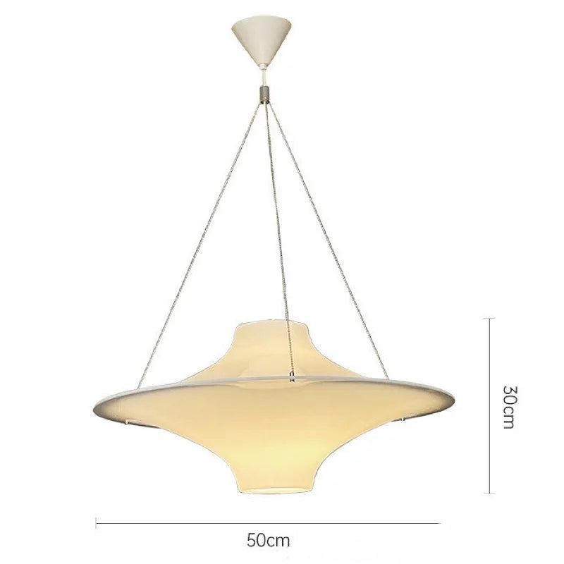 Lámpara de araña moderna color crema francés DecorBites™ para restaurante, dormitorio, hotel o villa.