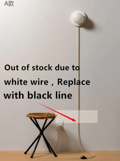 مصباح حائطي على شكل كرة من DecorBites™: مصباح غرفة نوم عصري إبداعي لديكور غرفة المعيشة والفندق