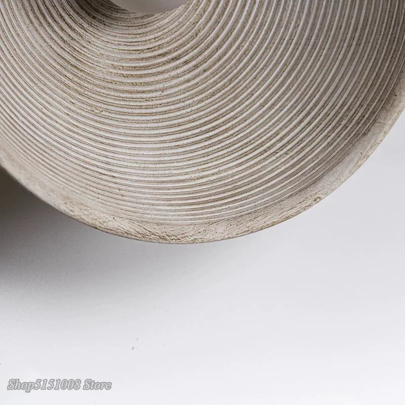 DecorBites™ Japanese Style Circle Wall Lamp for Bedroom, Living Room, Dining Room, Aisle Décor