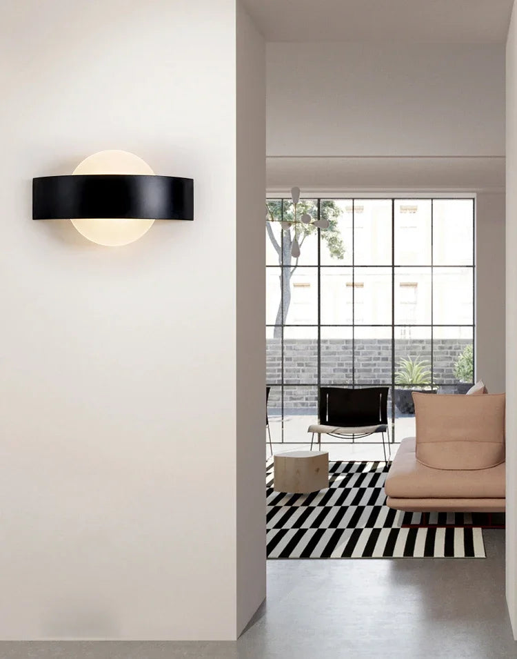 ديكوربايتس™ مصباح حائط LED 4 وات مصنوع من الحديد والأكريليك، مناسب للمطبخ وغرفة الطعام