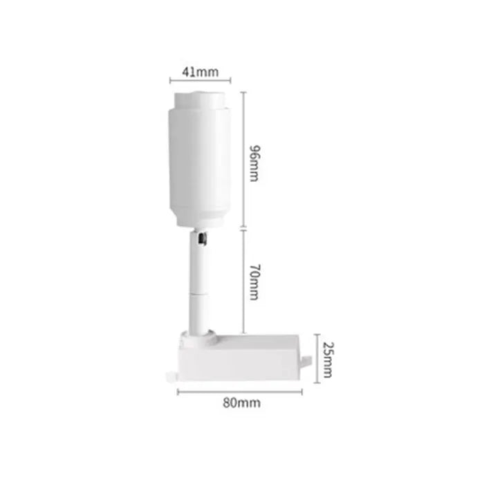 مصباح سقف LED من DecorBites™ قابل للتعديل مع إضاءة مسار متعددة الزوايا