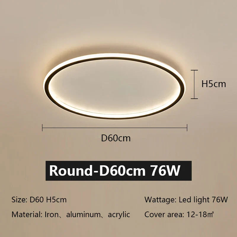 DecorBites™ LED Ceiling Lamp Iron Dimmable Modern Living Room Light Fixture