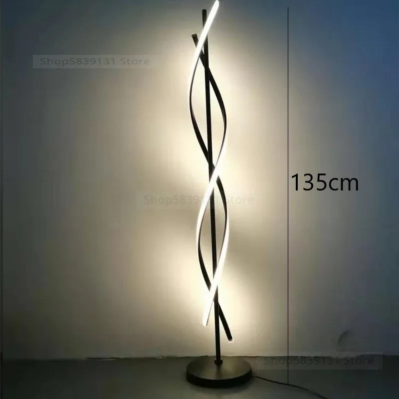 DecorBites™ LED Acrylic Art Floor Lamp Modern Home Décor Living Room Bedroom Light
