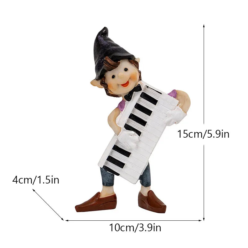 DecorBites™ Clown Resin Art Statue Figure for Interior Decor and Home Spirit