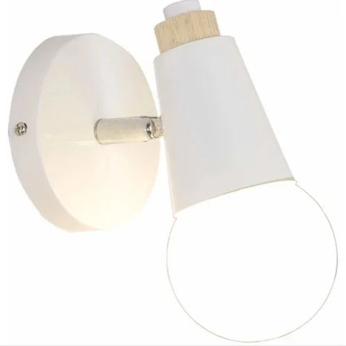 Lámpara de pared LED DecorBites™ de madera de hierro para decoración del hogar en interiores