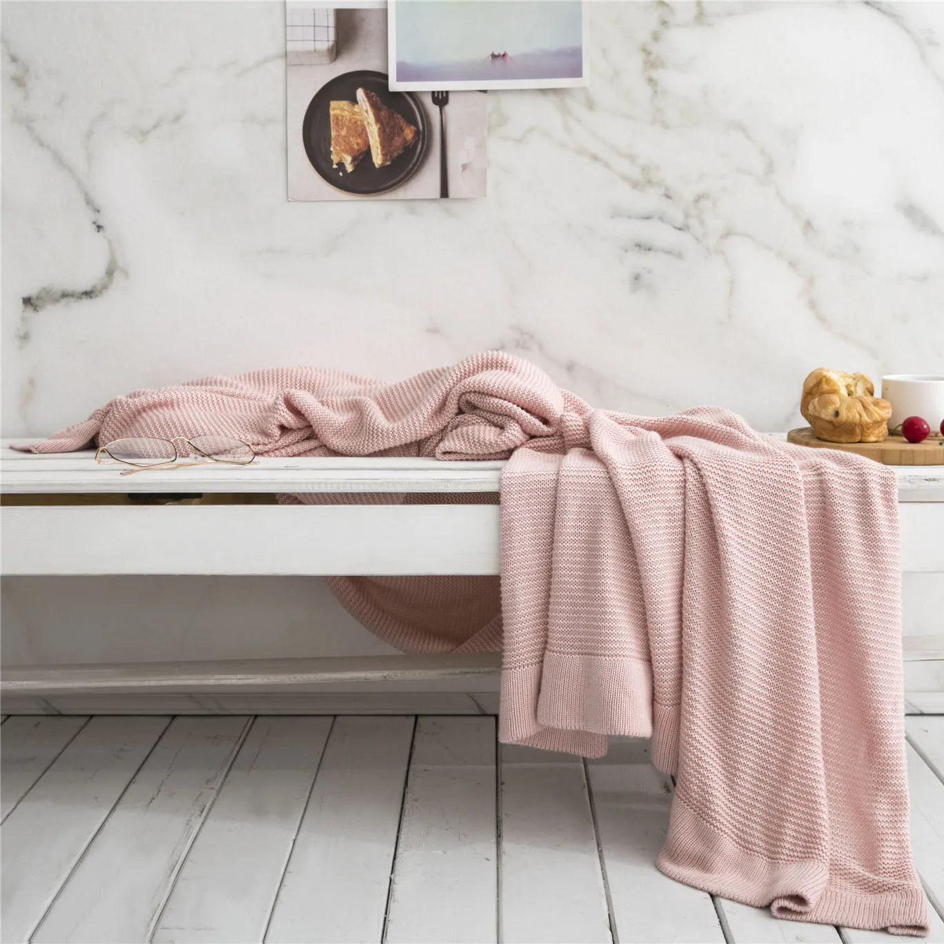 Manta refrescante de bambú DecorBites™: Mantente fresco todo el verano, ideal para quienes tienen calor al dormir.