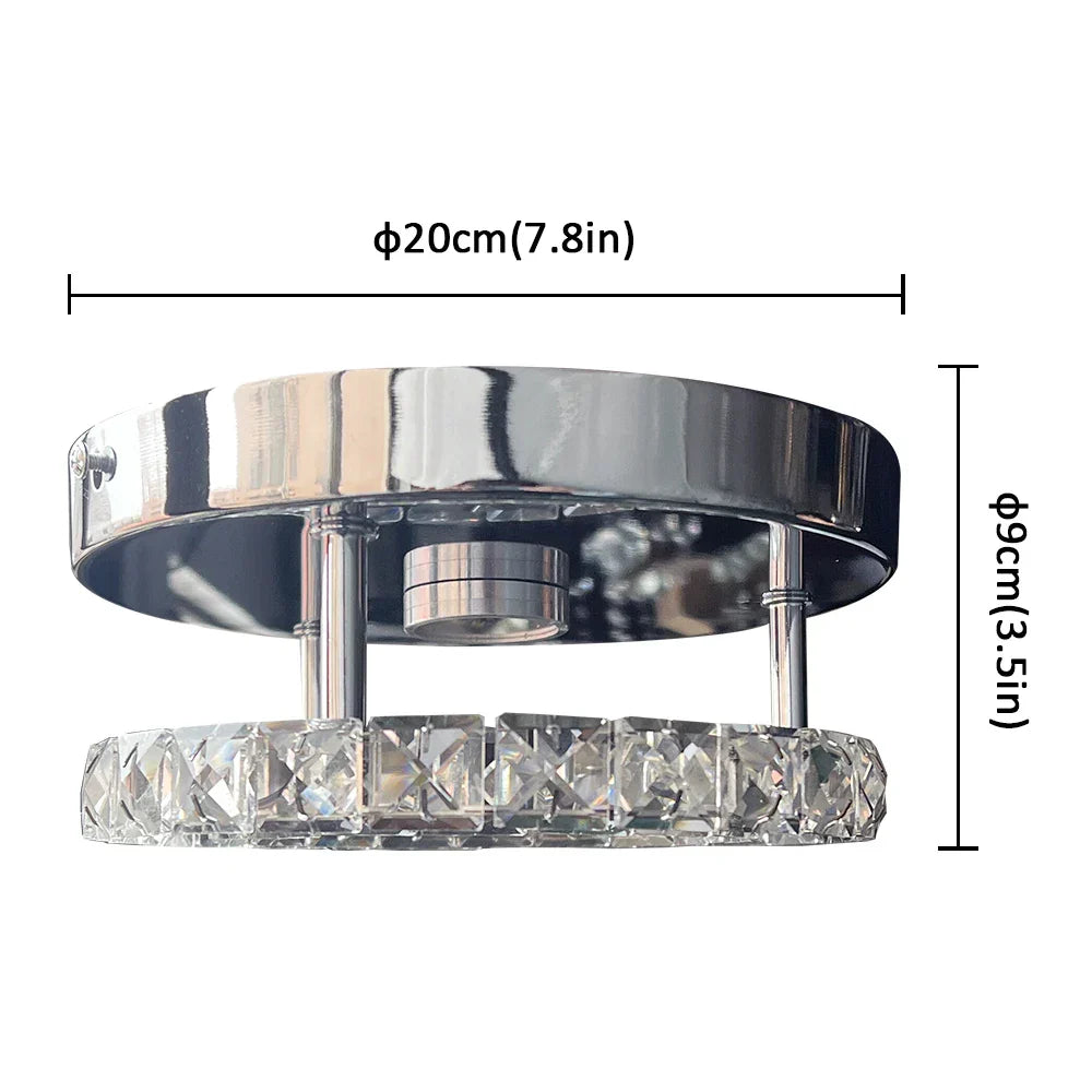 Lámpara de techo de cristal DecorBites™ Lámpara de araña LED inteligente con control remoto Decoración colgante