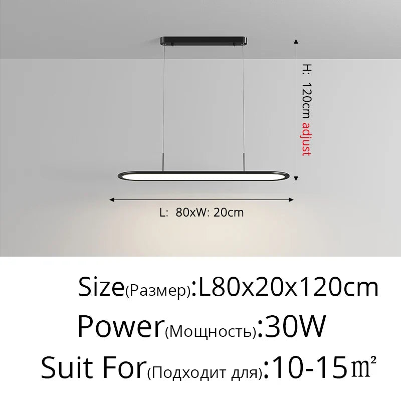 DecorBites™ LED Pendant Lights: Modern Hanging Lamps for Home Decor and Indoor Lighting