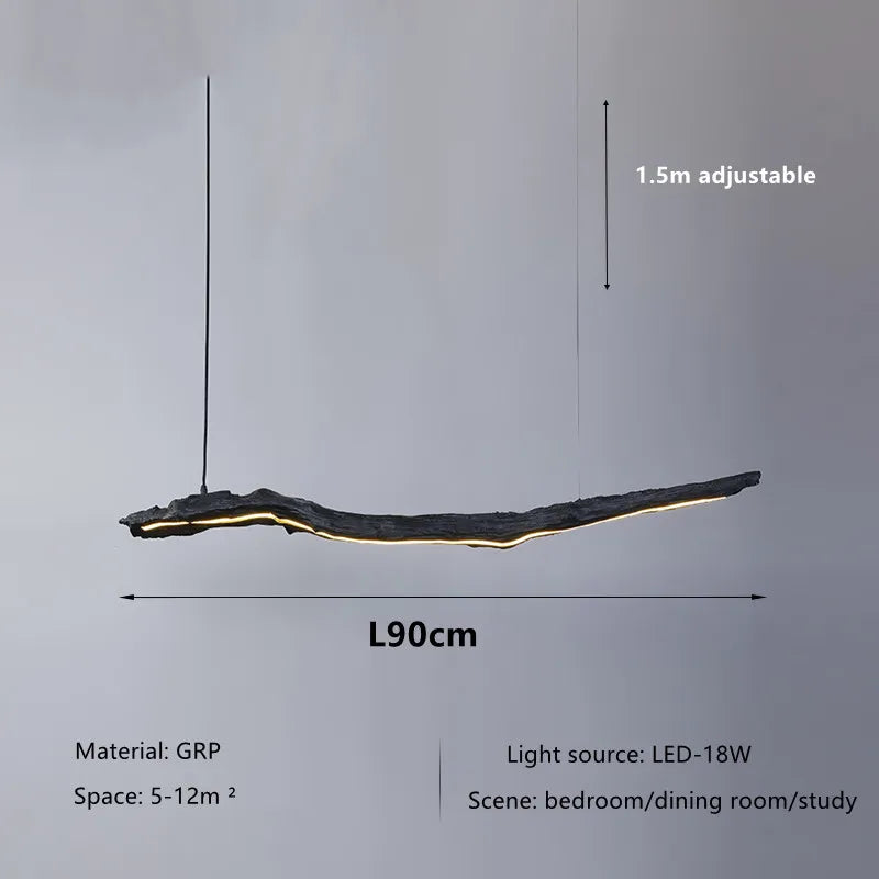 DecorBites™ LED Strip Lights: Nordic Personality Hanging Lamps for Home, Office, and Cafe