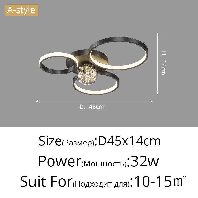 DecorBites™ Gypsophila Chandelier: Modern Ceiling Mounted Light for Home, Living Room, Bedroom